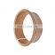 FB090 WB800 Wrapped Flanged Bronze Copper Brass CuSn8P Bearing Bushings