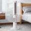 2022 new model tower & pedestal water fans 360 degree air cooling plastic oscillation function quiet tower fan with LCD screen