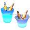 Waterproof with Colors Changing Glowing Plastic led ice buckets custom large