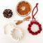 Set of 5 Perfect boho Pattern Macrame Christmas Ornaments, Farm House Christmas Decorations