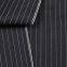 13oz Blue and White Striped Black Weft Right Twill Best Raw Denim Fabric 32/33 