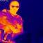 Triaxial image stabilization trispectral PTZ thermal imaging laser illumination visible integrated night vision PTZ camera