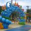 Outdoor children's water park Slide Hot spring hotel parent-child water park design