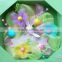 Colorful Elegant Christmas Decorative Mesh Wreaths/Mesh wreath with items for easter decoration/flexbile easter mesh wreath