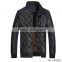 High quality casual motorcycle pu leather mens jacket