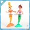 beauty Mermaid figure with different color dress