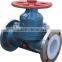Dupont PTFE Lined Diaphragm Valve Weir type