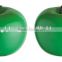 Plastic fruit, Green Apples with plastic ,double wall jar with cosmetic packaging