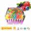 colorful lollipop candy animal shapes with mini round candy