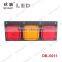 ISO9001 Approval Square Long Back up Led Combination Tail Light