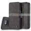 With Card Slot Photo Frame Case for Samsung Galaxy S7 Edge CaseMe PU Leather Wallet Flip Stand Cover With Zipper MT-5701