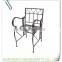 LC-89003 Outdoor wrought iron folding metal chairs