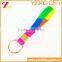 Custom Colour Mixture Silicone Rubber Keychain For Souvenir