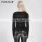 PT-106 "Thorn" Series PUNK RAVE Dark Minimal Lacing Skinny Hand-Drawing Top