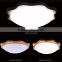 Concise Rubber Wood Acrylic Lampshade Home Commercial LED Electrodeless Dimming Ceiling Light
