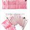 NEW 22pcs Superior Soft Cosmetic Makeup Brushes Roll Bag Pouch Professional Makeup Brushes