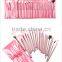 Professional 22pcs Superior Soft Cosmetic Makeup Brush Set + Pouch Bag Case Makeup Sets