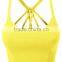 Womens Fitted Halter Cut Out Back Bralette Crop Tops Women 2016