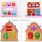 Wooden Letters Building Block Cart DIY Block New Toys for Kid 2016