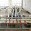 Fully automatic corrugated paperboard carton box folding and gluing machine