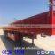 curtain side semi trailer single axle cargo trailer