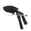 2016 wholesale  army style survival gear Folding shovel with compass