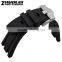 New Arrival Waterproof Black Silicone Rubber WristWatch watch Strap Band Replacement 28mm