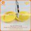 Hot sell!!New Arrivalround shaped light yellow AS+ABS fashion mirror makeups case