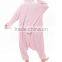 Unisex Animal Pink Teddy Bear Onesie/Pajama,Flannel Jumpsuit,Animal Cosplay Costume Pyjamas