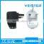 Black 5v2.1a EU Universal Mini Travel Dual Usb Wall Charger