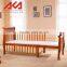 Multipurposes Wooden Baby Crib With Wheels Solid Wood Baby Cribs