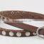 Fashion High Quality Thin cow hide belt for women with Alloy Buckles in Yiwu