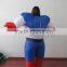 DJ-CO-111 Adult Chub Captain America Inflatable Blow Up Color Full Body Costume Jumpsuit