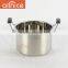Restaurant/Family New Fashion right angle pot High quality sraight shape cooking stock pot