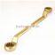 Non Sparking Double Wrench,beryllium Copper DIN Double Box Offset Wrench,non Magnetic Ring Spanner