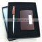 Promotion custom pen keychain gift set