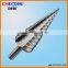 Straight flute from CHTOOLS HSS step drill