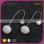 E78228K01 STYLE PLUS silver plate double sided pearl women earring fashion earring designs new model earring jewelry