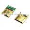 HDMI A type 90 degree DIP 19P