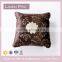 LinenPro Bed Decoration New Designs Applique Work Embroidery Cushion Cover