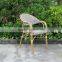 High quality coffee shop use outdoor fabric chair