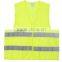 Gray Fluorescent Yellow Detachable Closure Warning Reflective Vest, safety vest, safety jacket