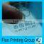 Custom clear plastic transparent self adhensive label sticker with logo wholesale