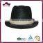 China factory black 100% paper fabric hat for man
