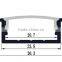 QS-A51 30x10mm linear light housing LED Aluminum Profile Show Box