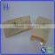 Cute brown bread bag with window, disposable paper bread bag