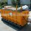 Linear type stone tumbling machine