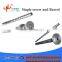 PE film extrusion screw barrel blowing film screw barrel bimetallic screw barrel plastic machinery components