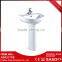 China Factory Foshan Ceramic Stand Alone Catch Bathroom Wash Basin