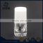 Fancy 6ml square clear glass UV gel polish bottle
